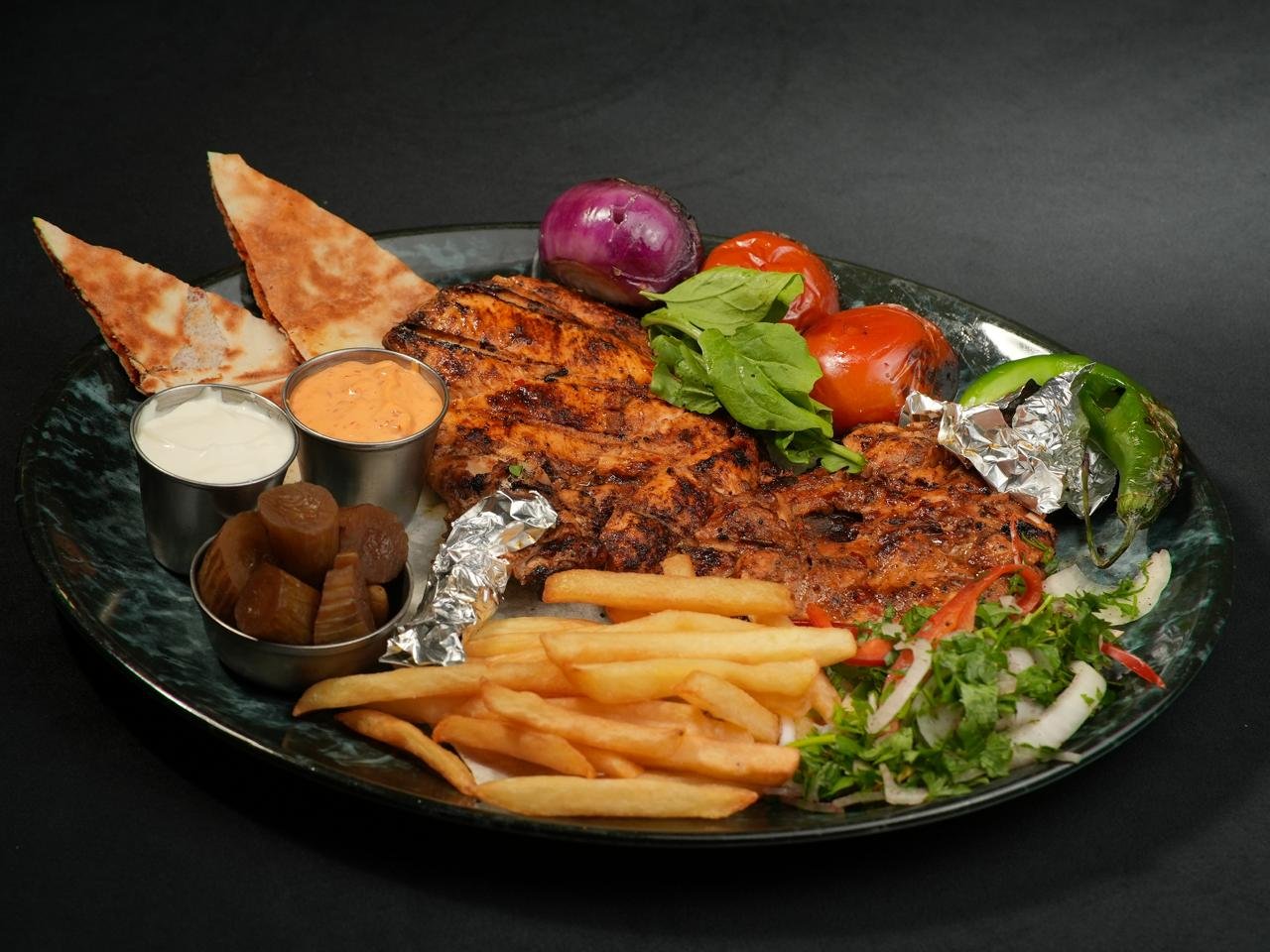 دجاج مسحب عالفحم